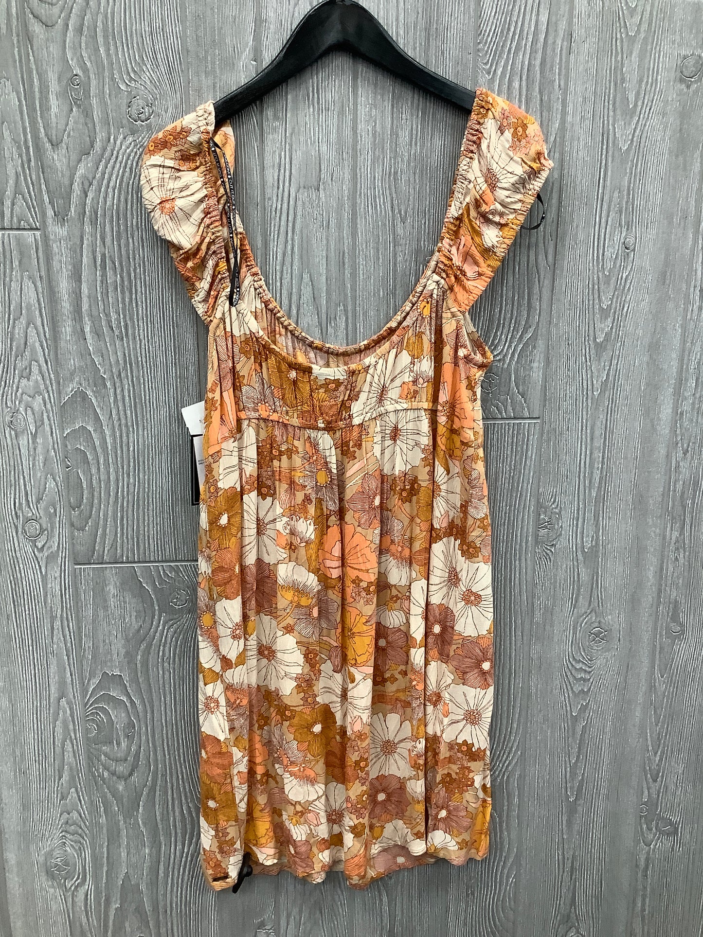 Dress Casual Midi By Clothes Mentor In Orange, Size: Xxl