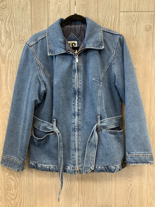 Jacket Denim By Clothes Mentor In Blue Denim, Size: M