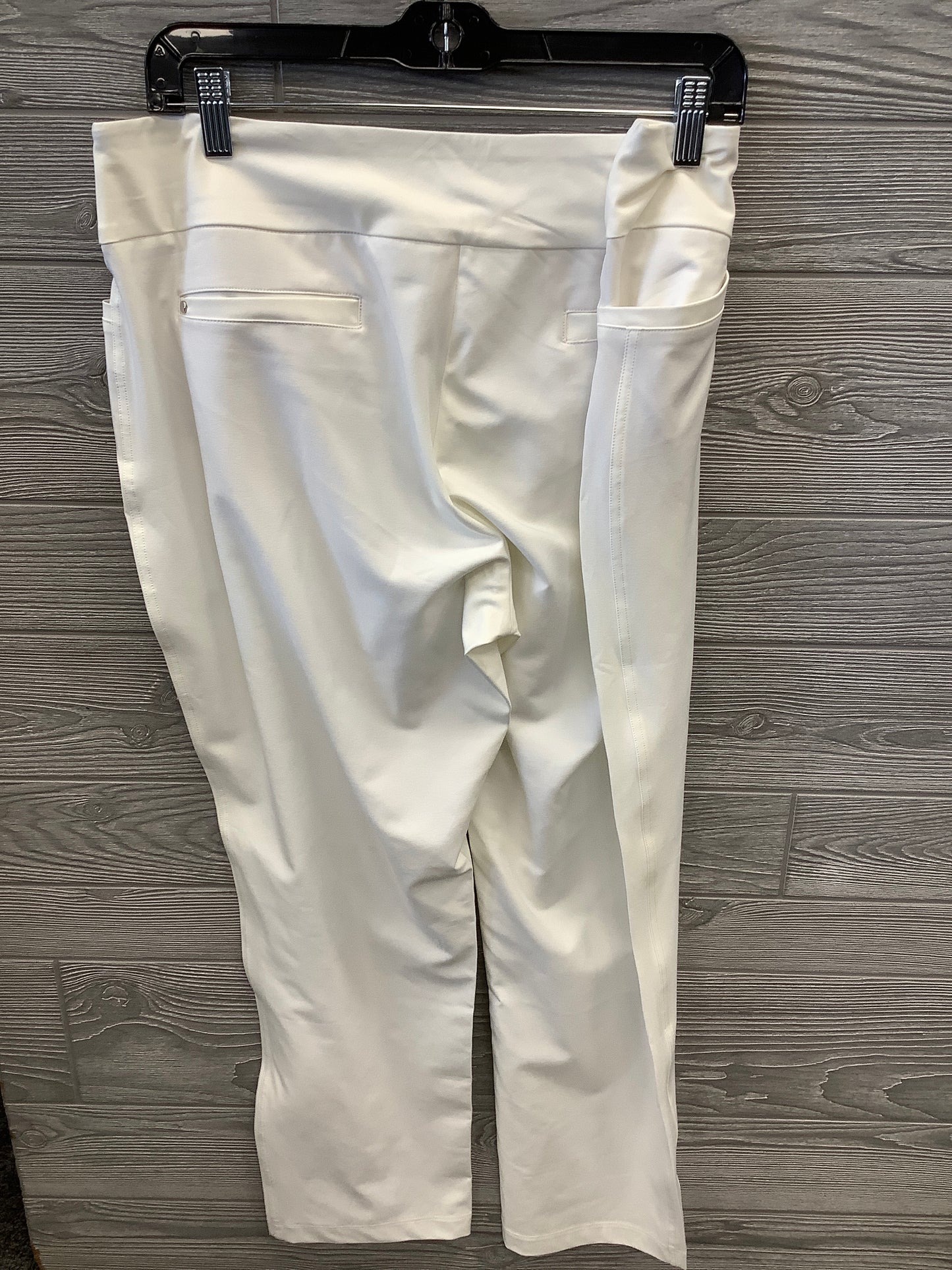 Athletic Pants By Clothes Mentor In White, Size: Xl