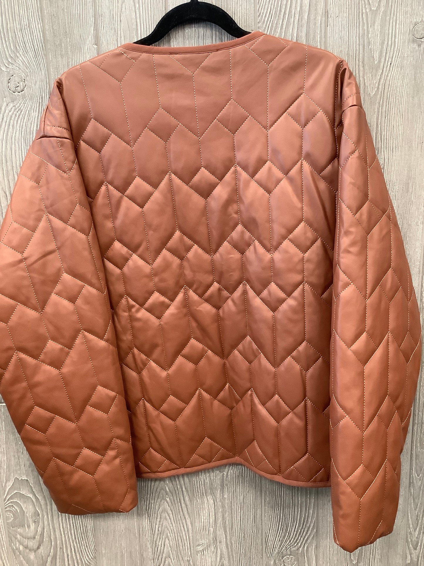 Jacket Other By Clothes Mentor In Brown, Size: L