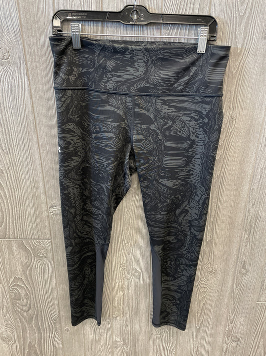 Athletic Leggings By Under Armour In Black, Size: L