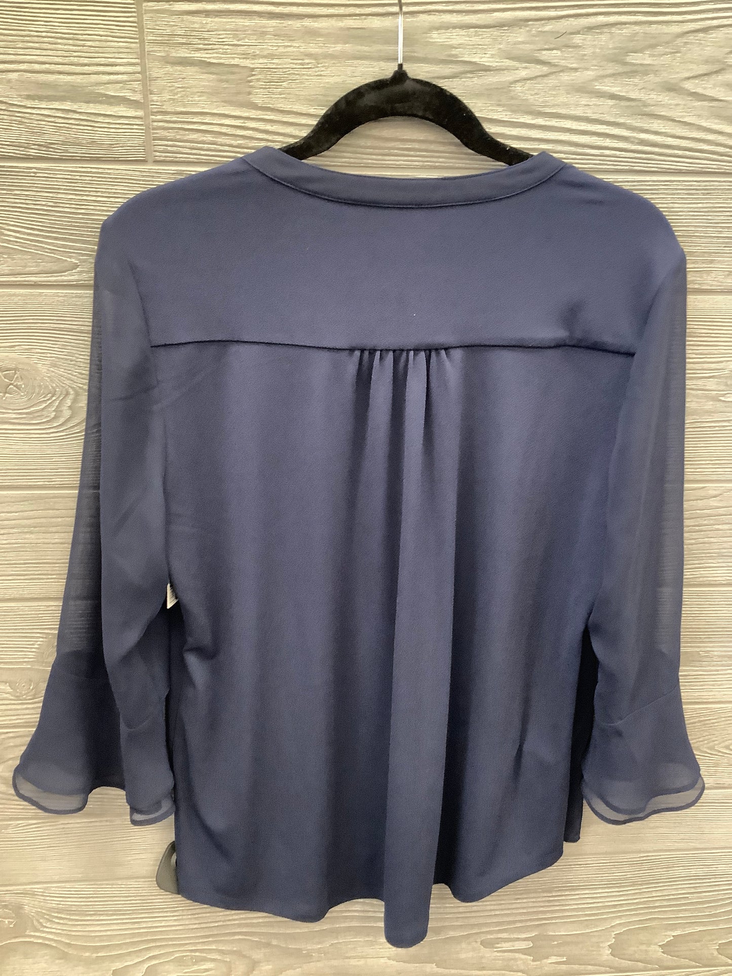 Top Long Sleeve By Charter Club In Blue, Size: S