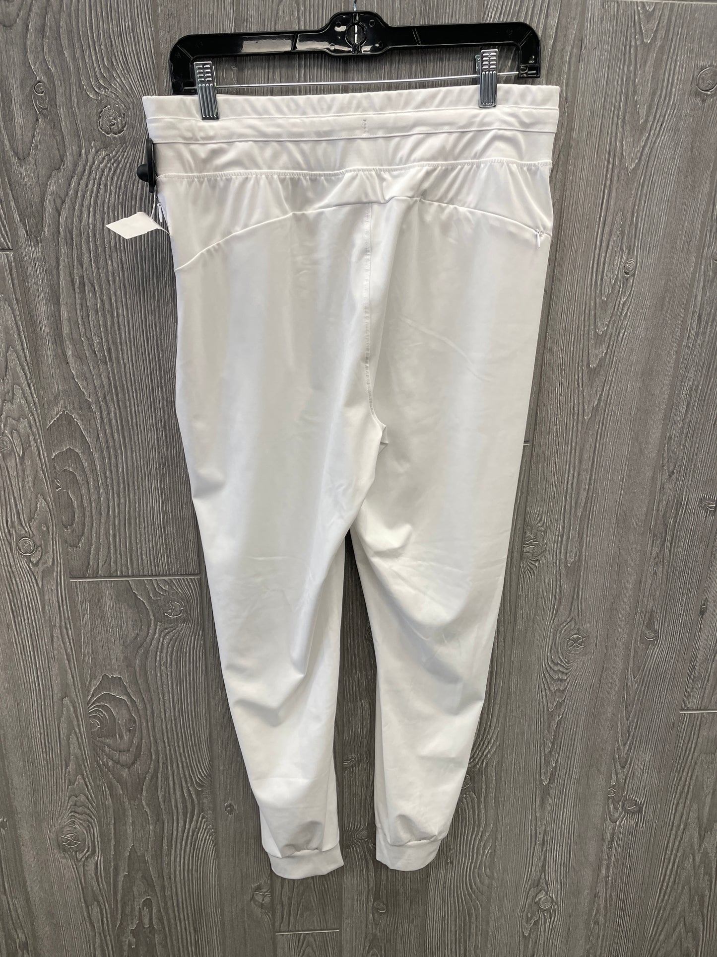 Athletic Pants By Clothes Mentor In White, Size: L