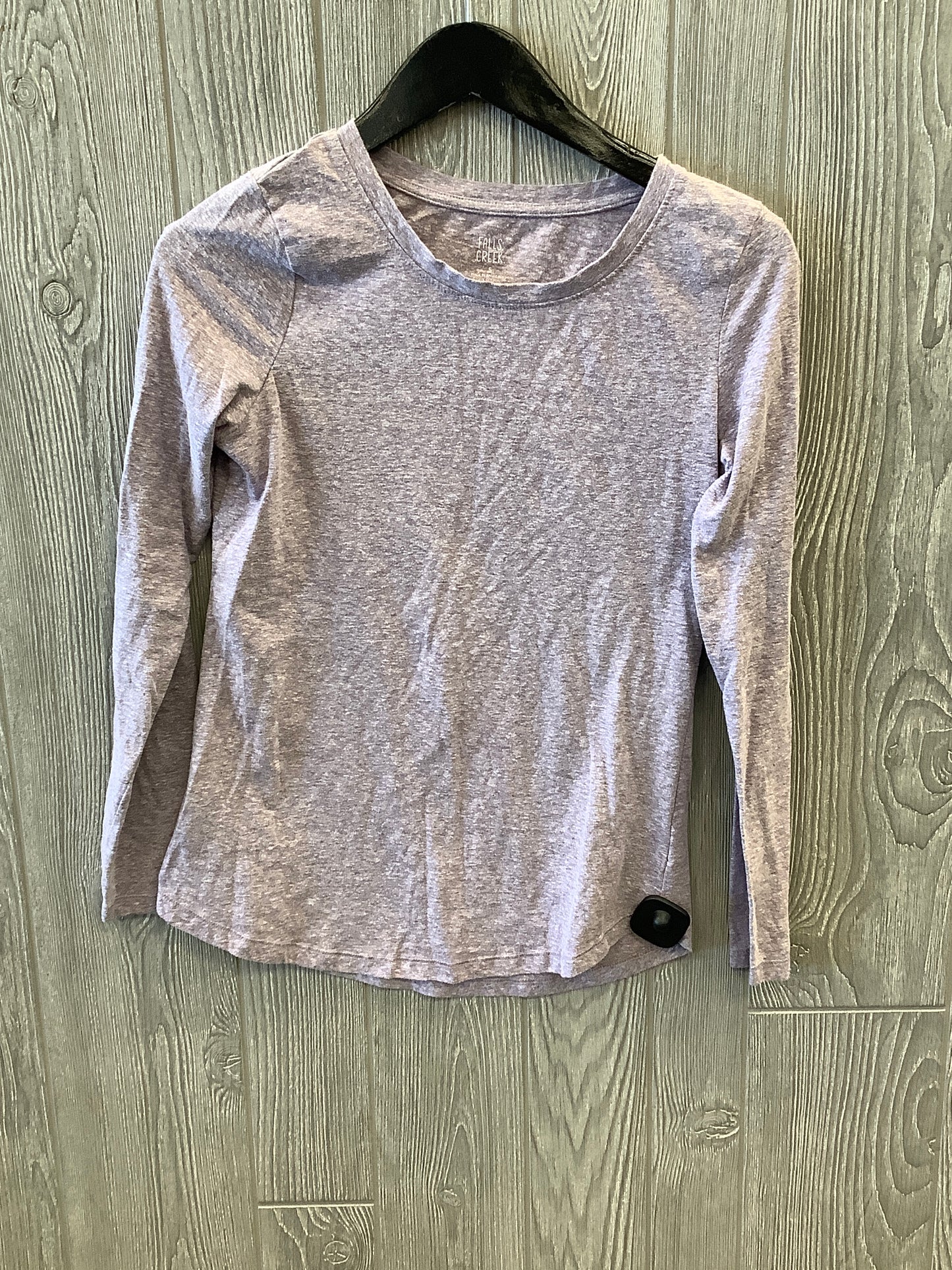 Top Long Sleeve By Falls Creek In Purple, Size: S