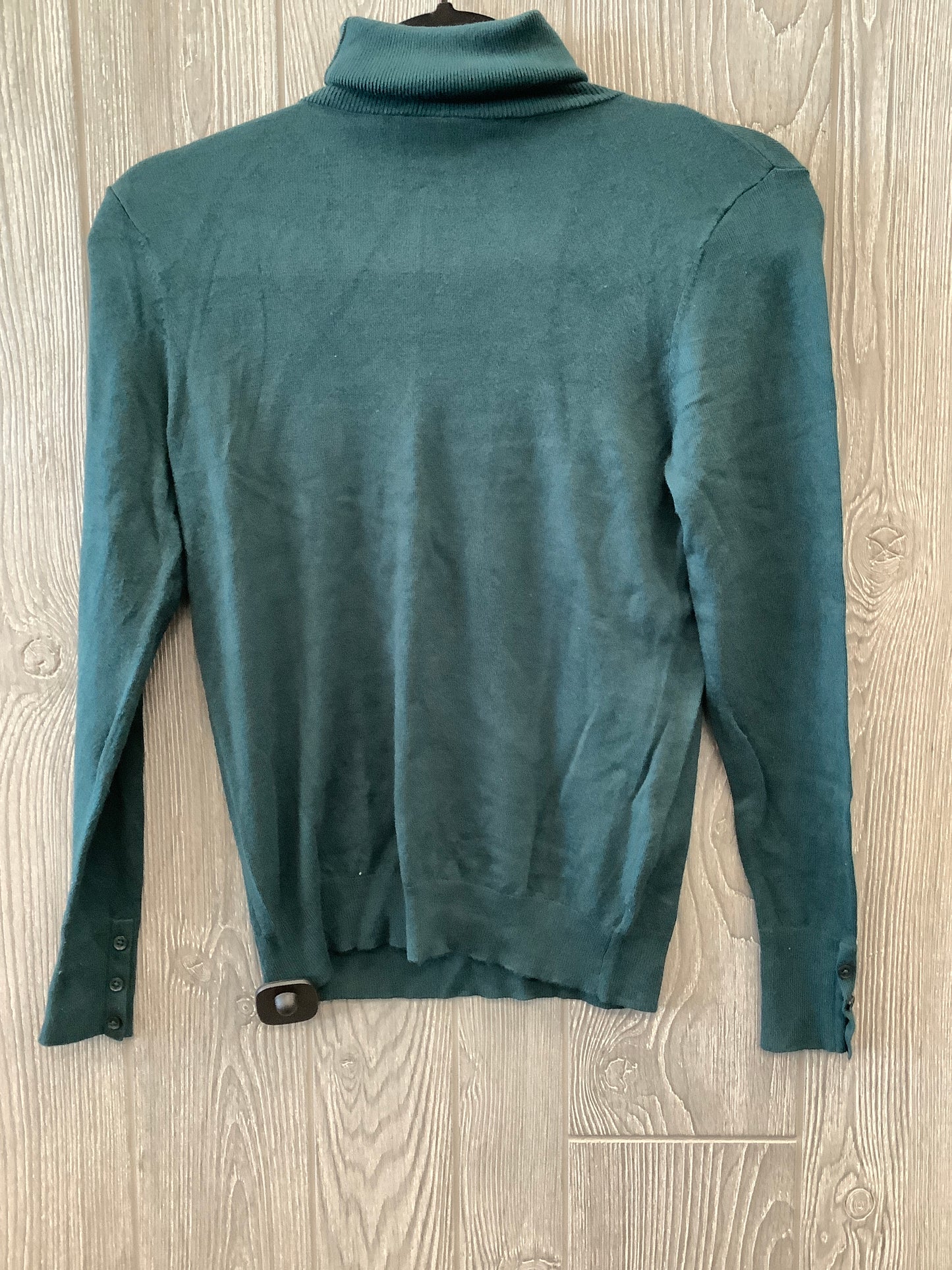 Top Long Sleeve By Ann Taylor In Green, Size: S