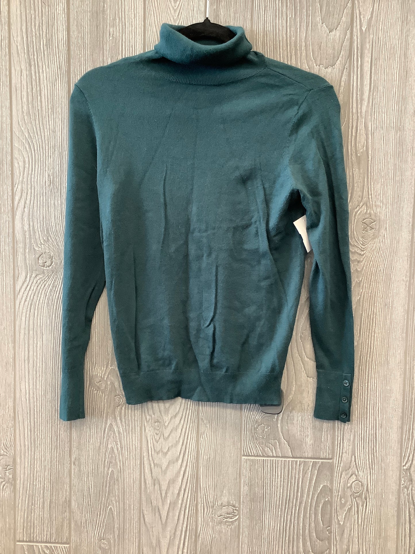 Top Long Sleeve By Ann Taylor In Green, Size: S