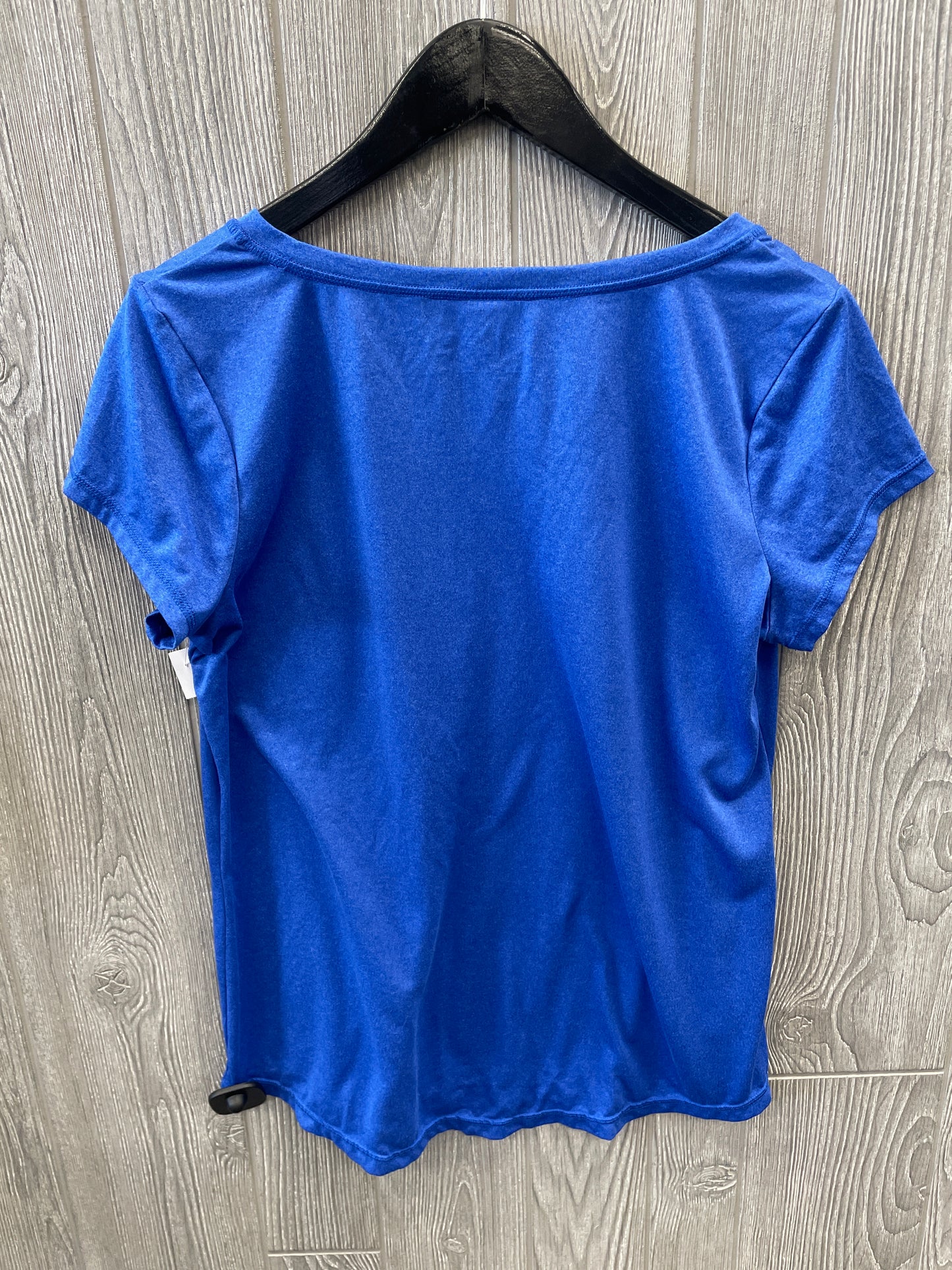 Athletic Top Short Sleeve By Xersion In Blue, Size: L