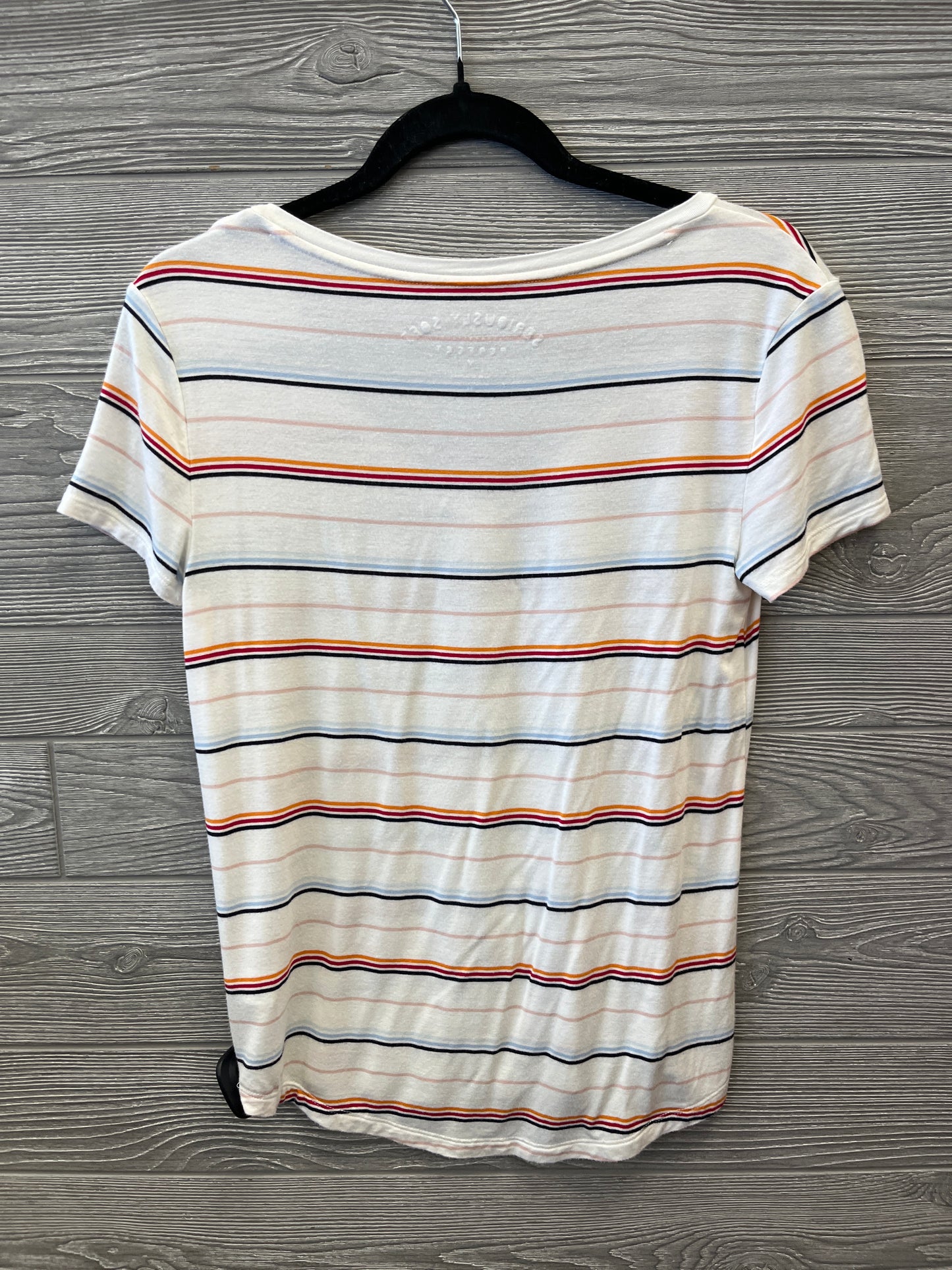 Top Short Sleeve By Clothes Mentor In Striped Pattern, Size: Xs