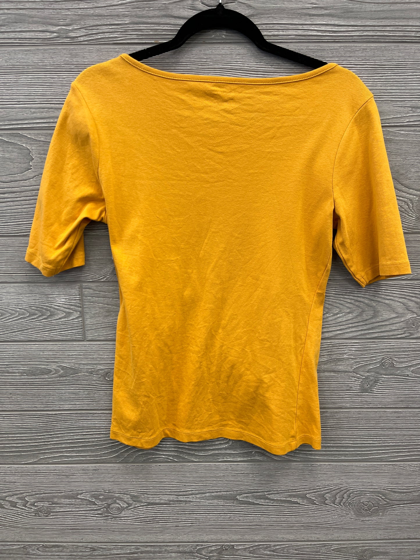 Top 3/4 Sleeve By Tommy Hilfiger In Yellow, Size: M