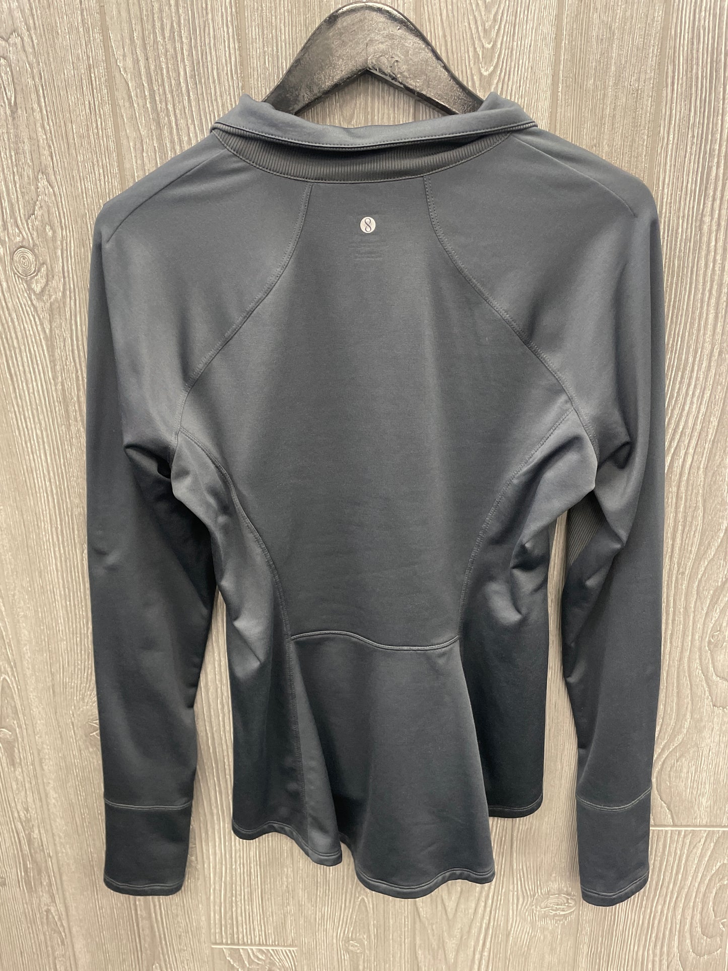 Athletic Jacket By Layer 8 In Grey, Size: M