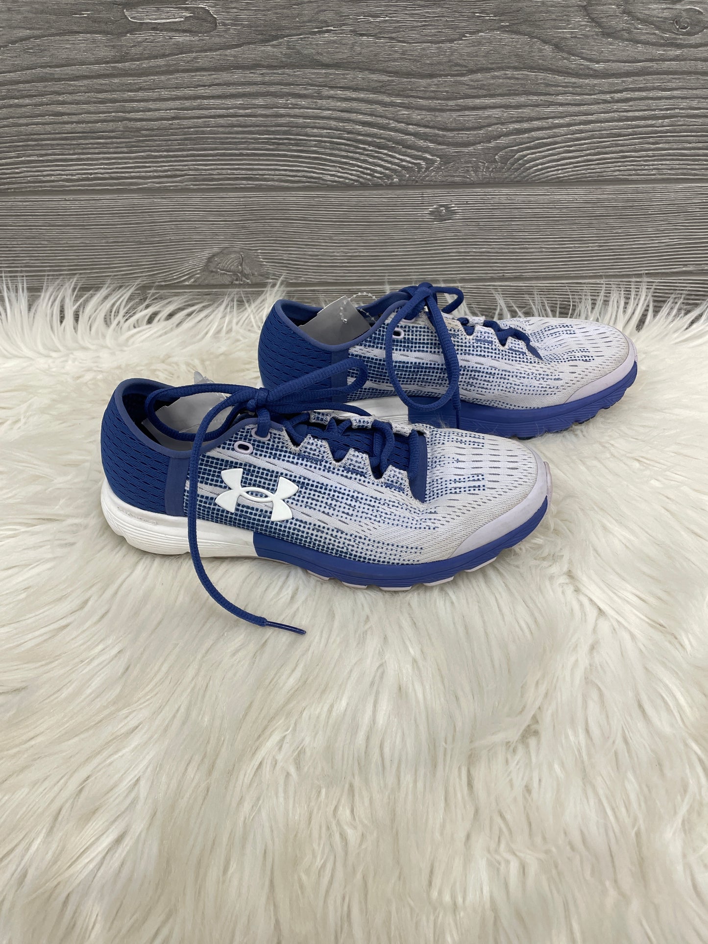 Shoes Athletic By Under Armour In Blue, Size: 7.5