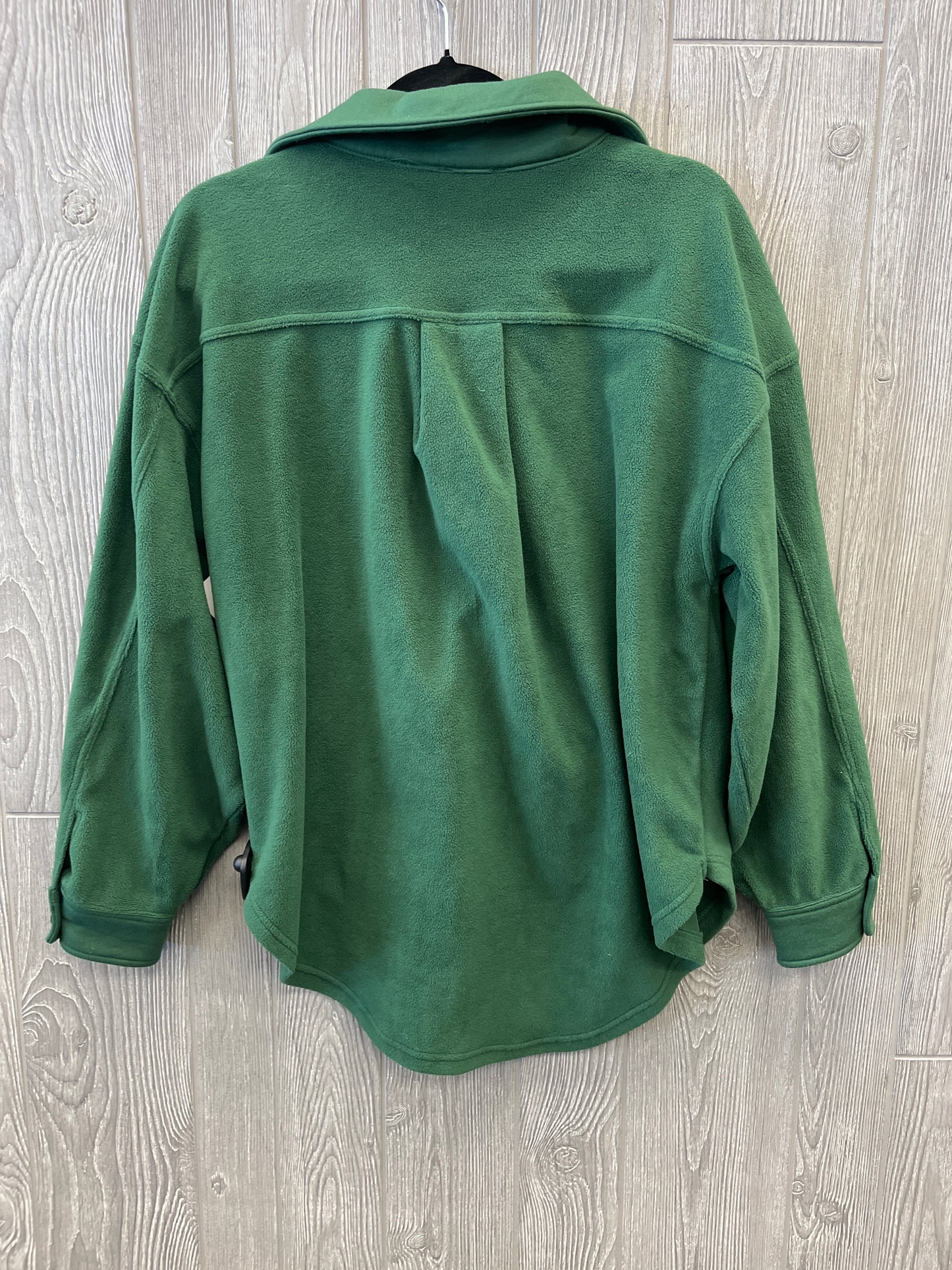 Jacket Fleece By Bibi In Green, Size: S