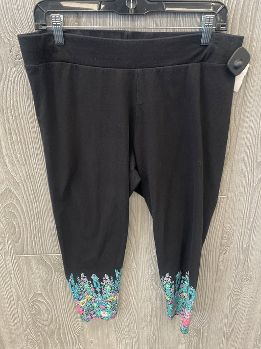 Athletic Capris By Torrid In Black, Size: 2x