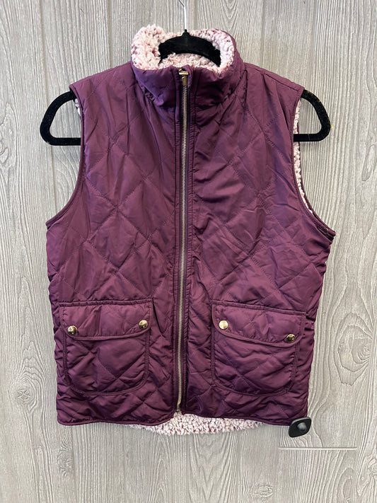 Vest Faux Fur & Sherpa By Miami In Purple, Size: M