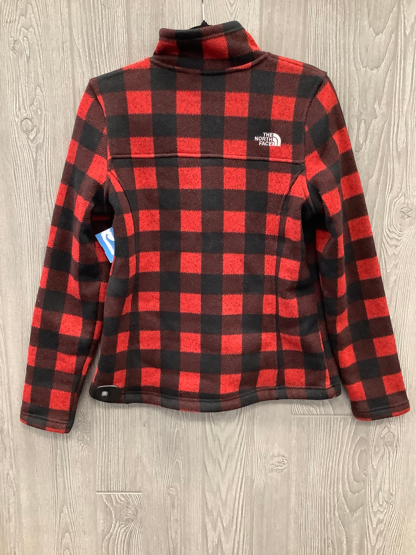 Athletic Jacket By The North Face In Plaid Pattern, Size: M