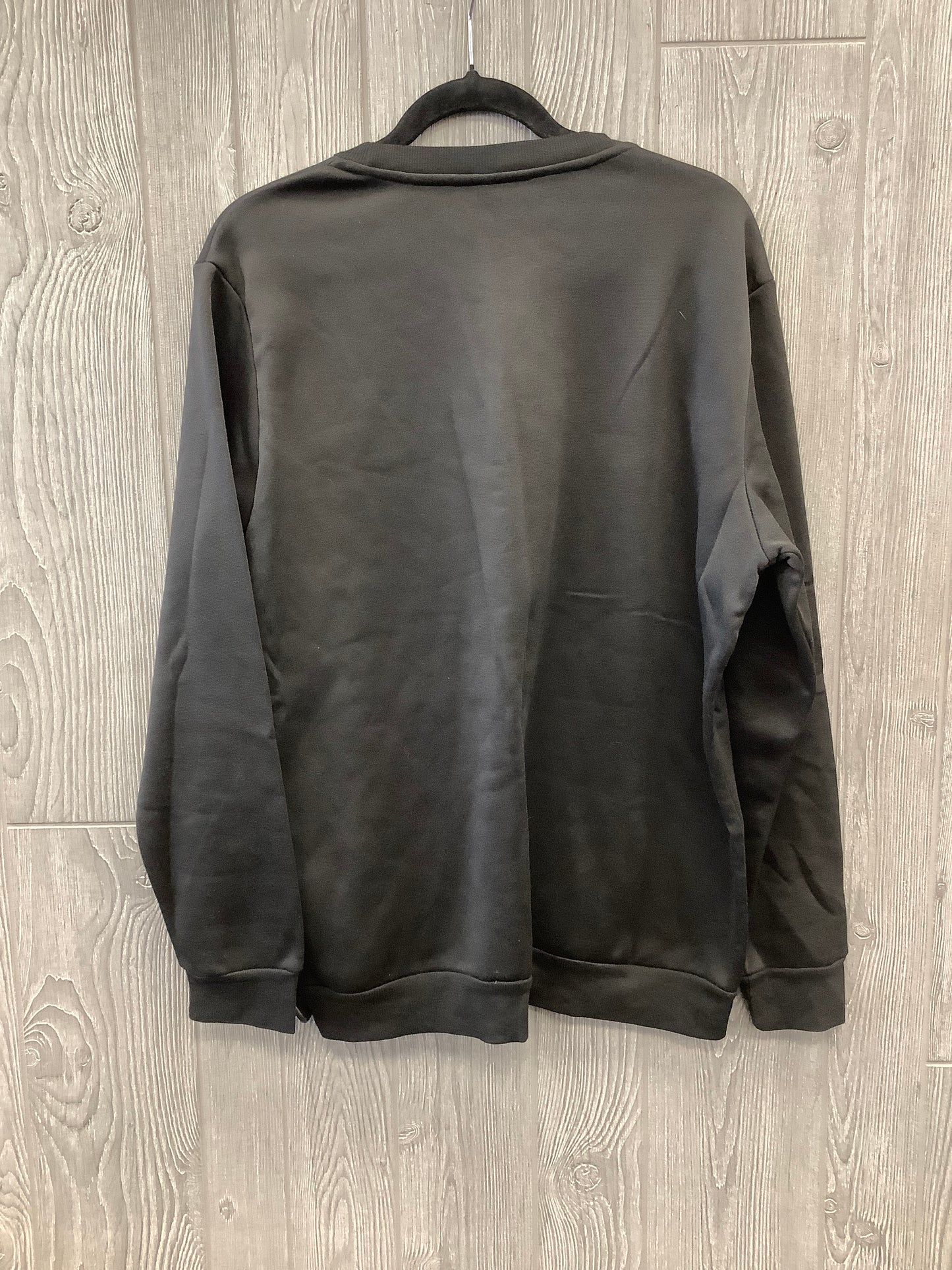 Top Long Sleeve By Clothes Mentor In Black, Size: L