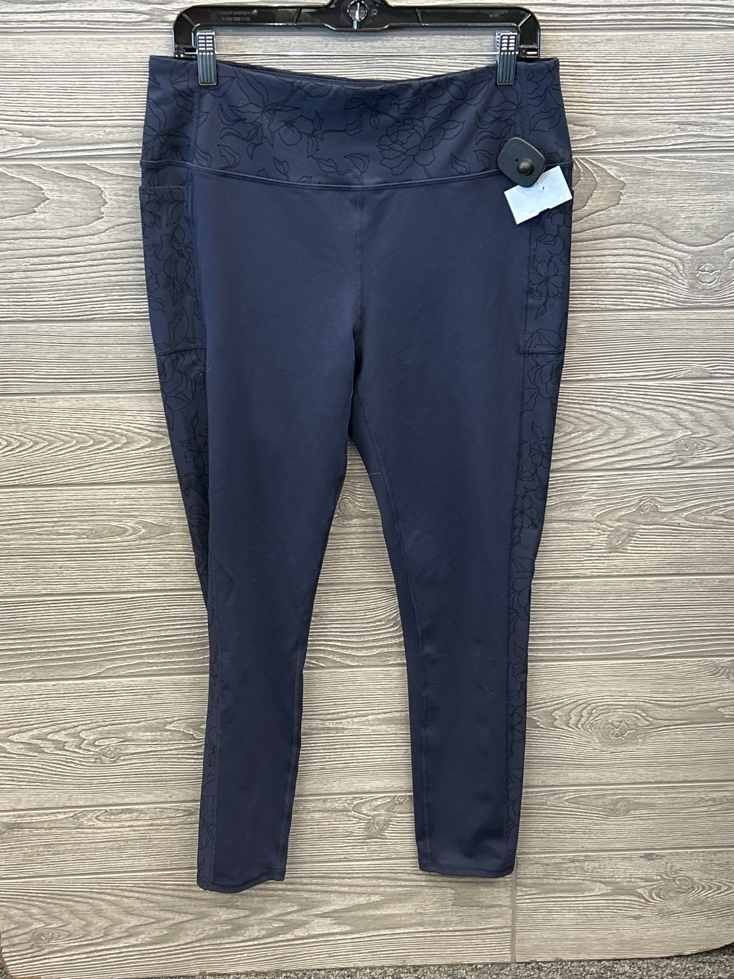 Athletic Leggings By Skechers In Blue, Size: Xl