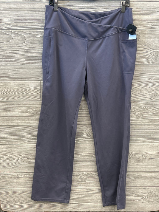 Athletic Pants By Jockey In Purple, Size: Xl