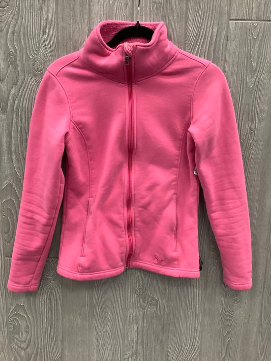 Athletic Sweatshirt Collar By Under Armour In Pink, Size: Xs