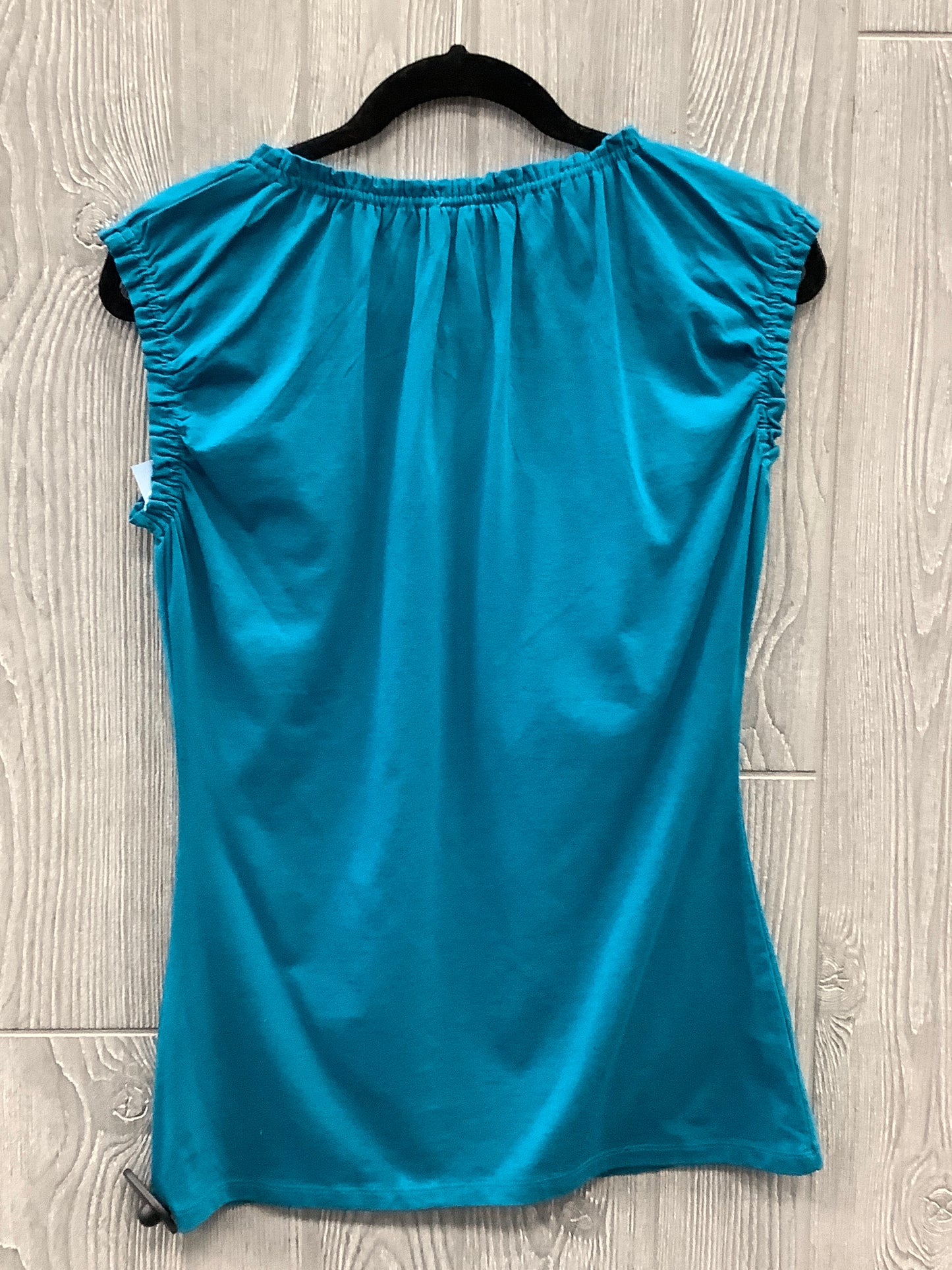 Top Short Sleeve By Loft In Blue, Size: M