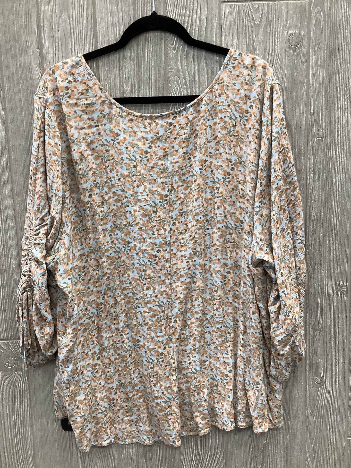 Top Long Sleeve By Lane Bryant In Floral Print, Size: 3x