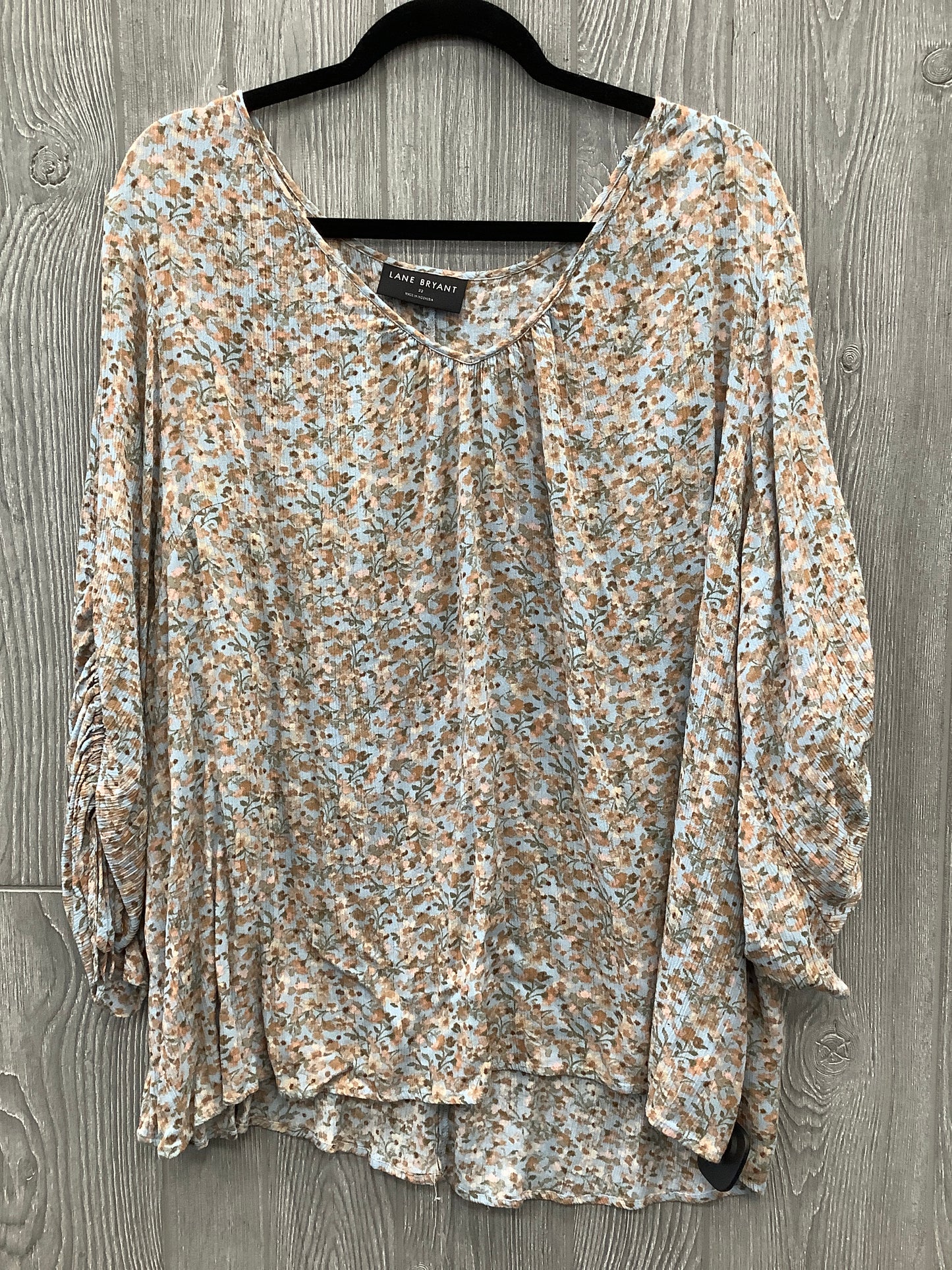 Top Long Sleeve By Lane Bryant In Floral Print, Size: 3x