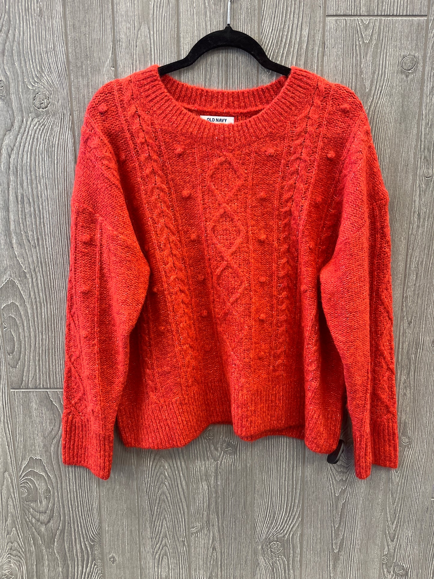 Sweater By Old Navy In Red, Size: L