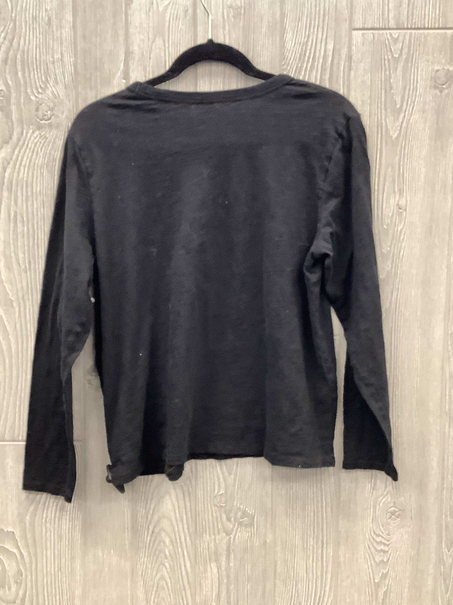 Top Long Sleeve Basic By Old Navy In Black, Size: L