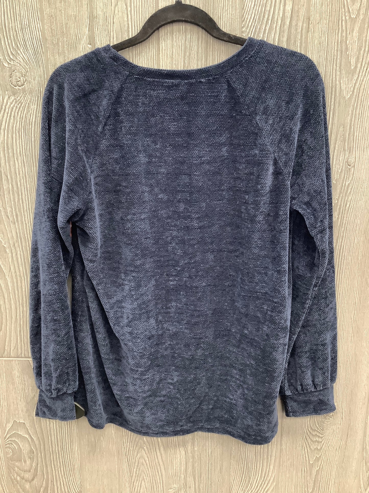 Top Long Sleeve By Clothes Mentor In Blue, Size: M