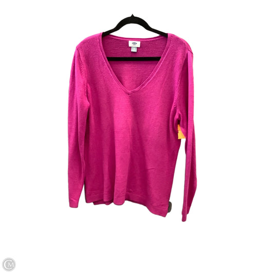 Top Long Sleeve By Old Navy In Pink, Size: Xl