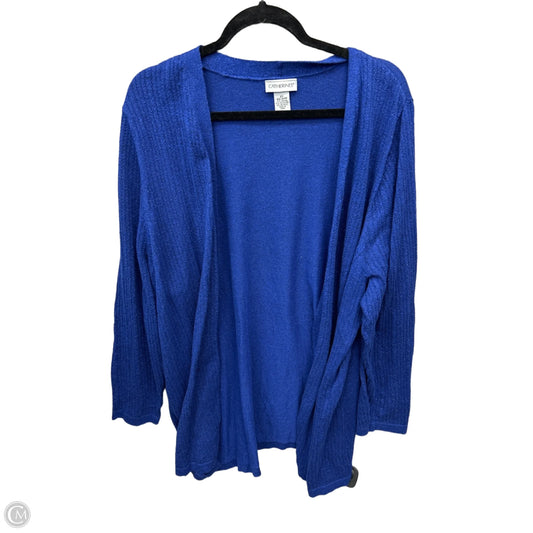 Cardigan By Catherines In Blue, Size: 2x