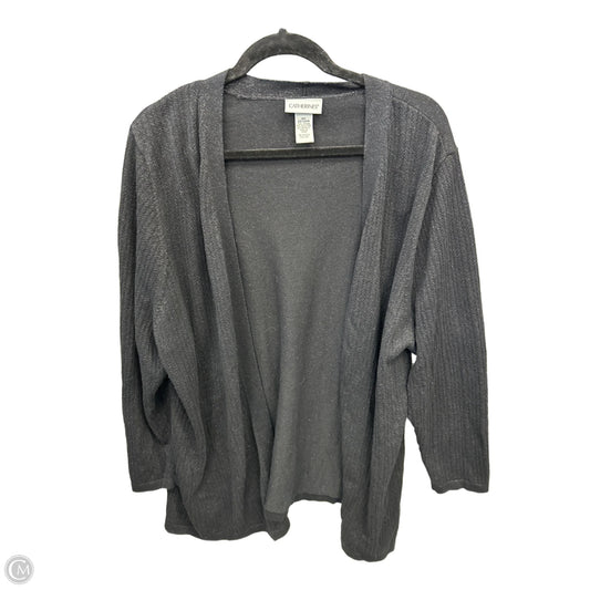 Cardigan By Catherines In Black, Size: 2x