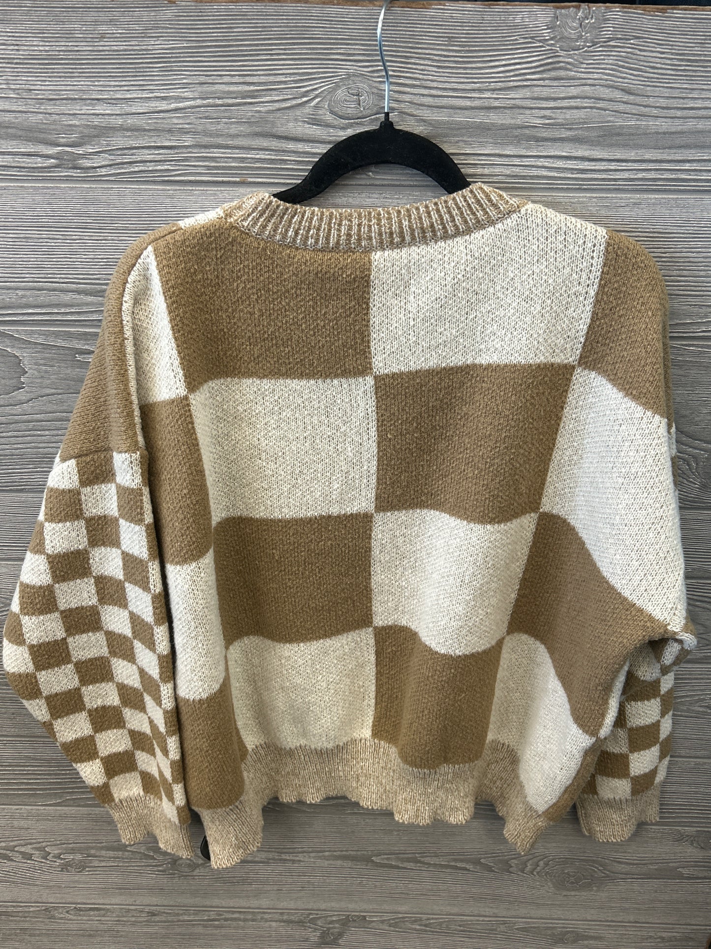 Sweater By Shein In Brown, Size: 2x