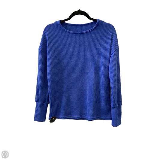 Top Long Sleeve By Clothes Mentor In Blue, Size: L