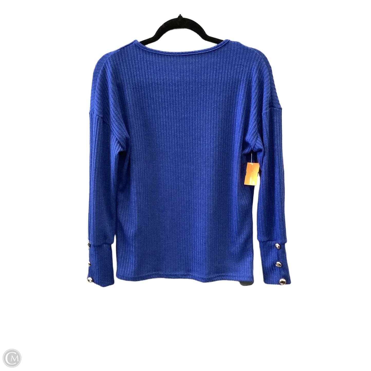 Top Long Sleeve By Clothes Mentor In Blue, Size: L