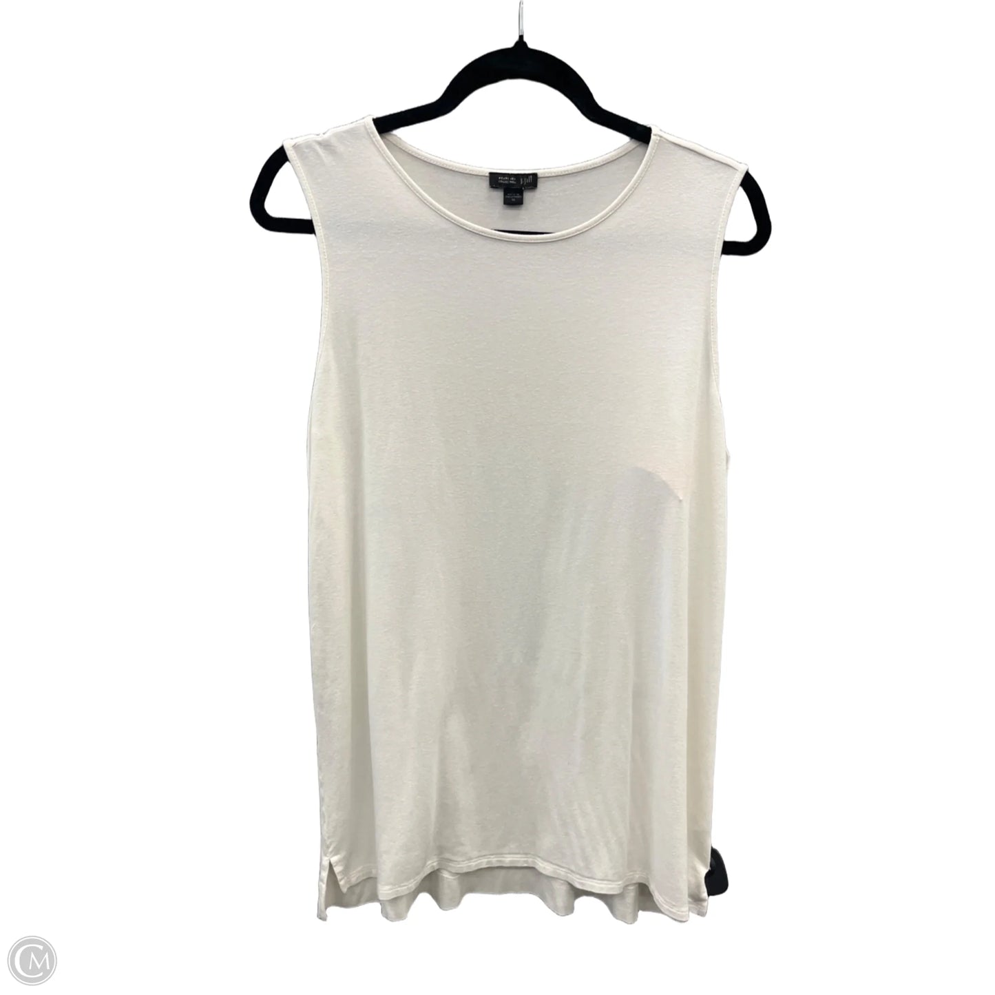 Top Sleeveless Basic By J. Jill In White, Size: M