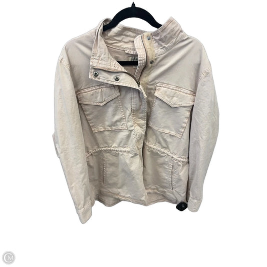Jacket Utility By Style And Company In Beige, Size: Xl