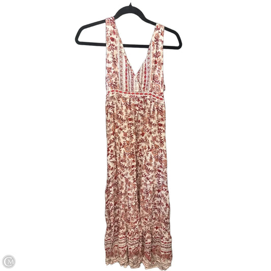 Dress Casual Maxi By Angie In Floral Print, Size: M