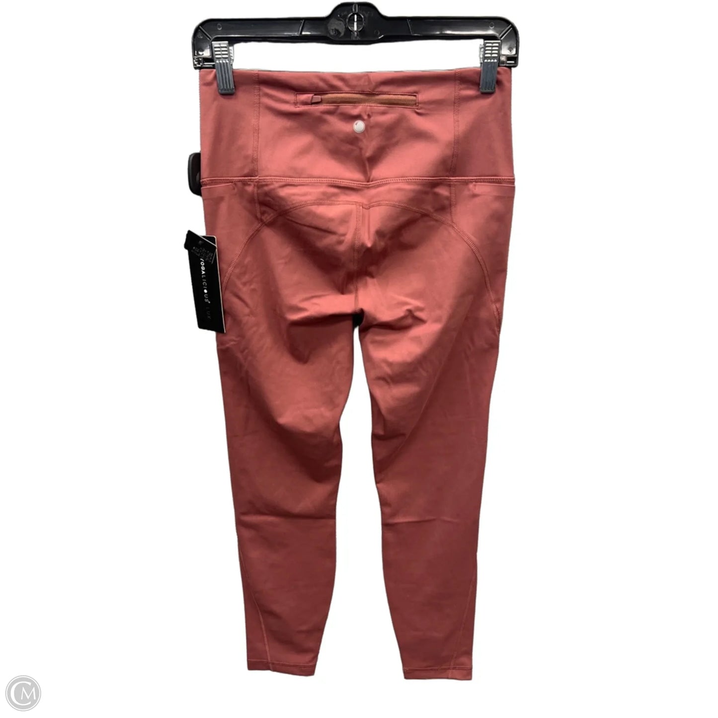Athletic Leggings By Yogalicious In Orange, Size: M