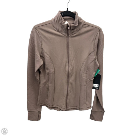 Athletic Jacket By 90 Degrees By Reflex In Brown, Size: M