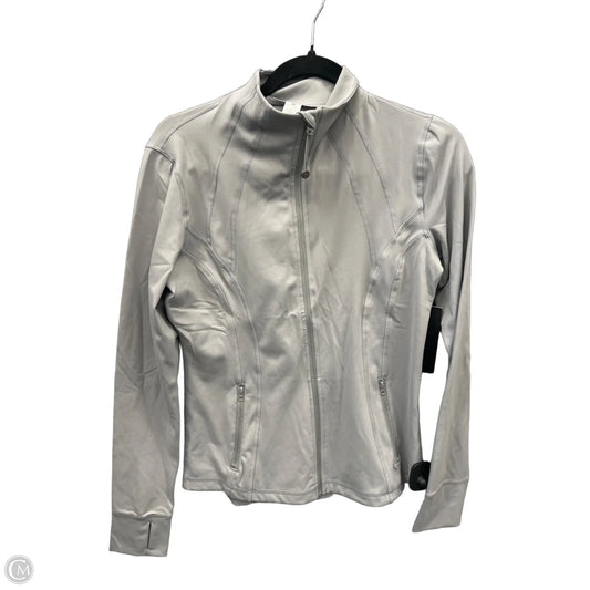 Athletic Jacket By 90 Degrees By Reflex In Grey, Size: M