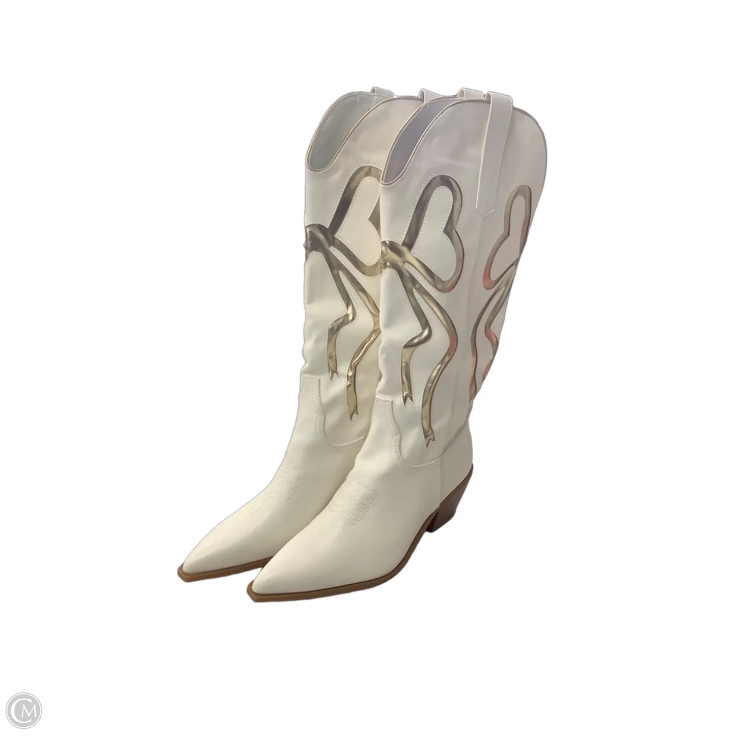 Boots Western By Clothes Mentor In White, Size: 10