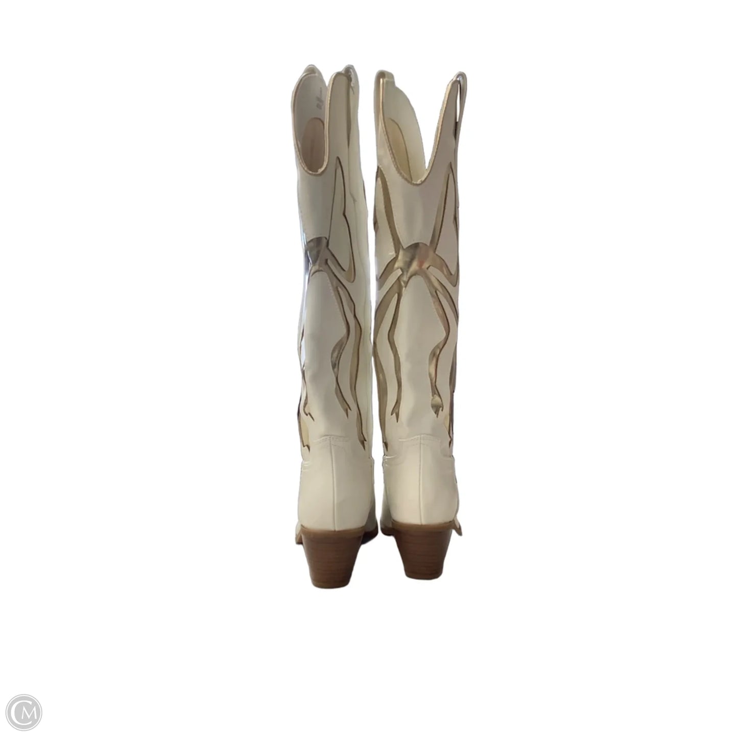 Boots Western By Clothes Mentor In White, Size: 10