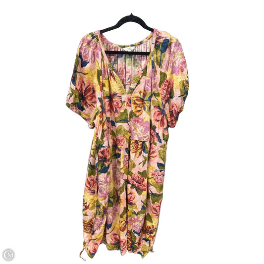 Dress Casual Midi By Terra & Sky In Floral Print, Size: 3x