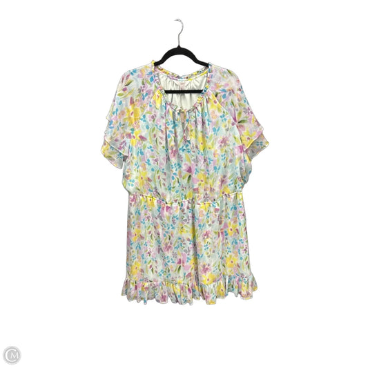 Dress Casual Midi By Lc Lauren Conrad In Blue, Size: 3x