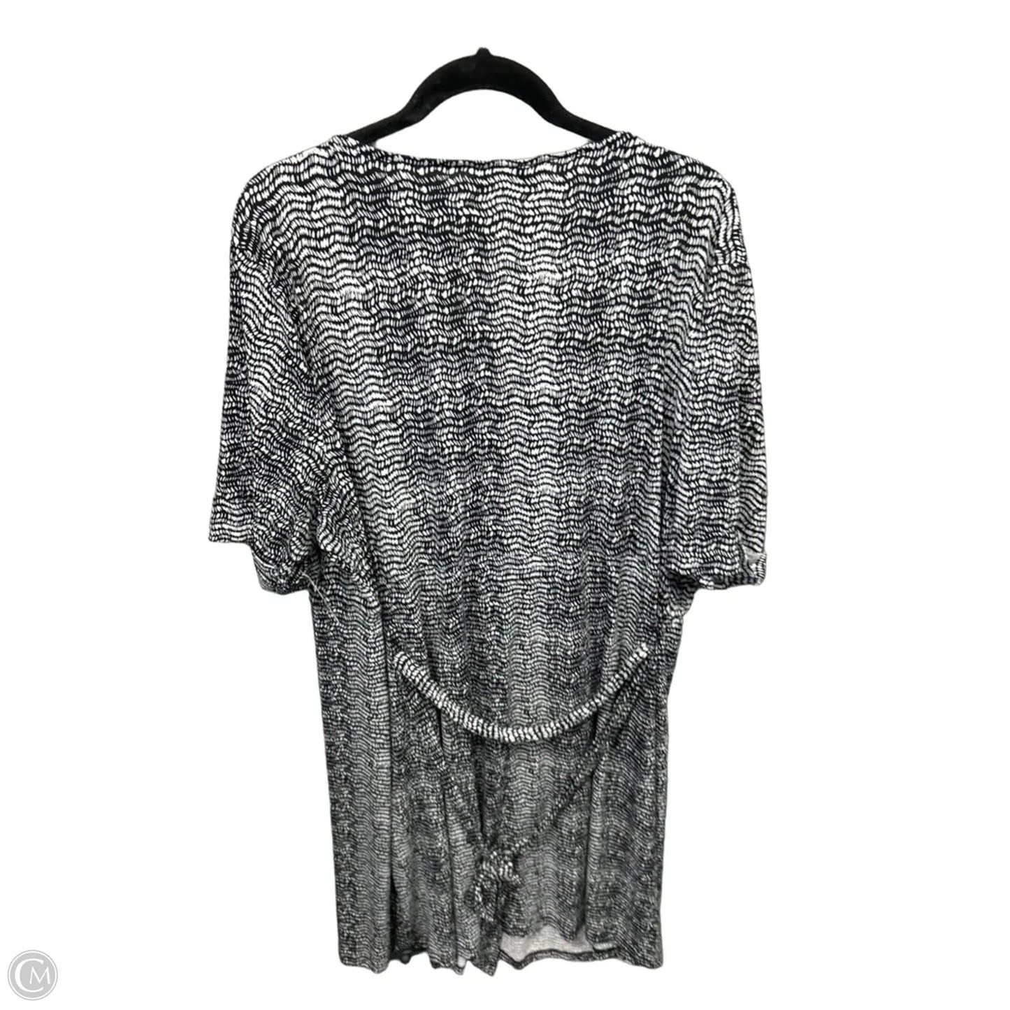Dress Casual Midi By Apt 9 In Black, Size: 3x