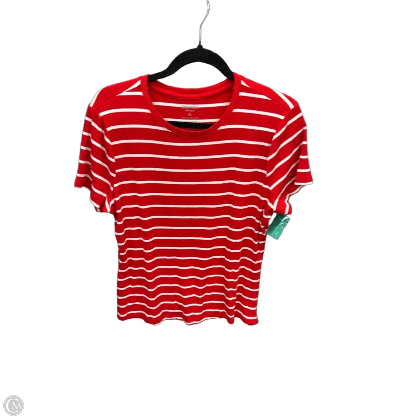 Top Short Sleeve By Nine West In Red, Size: Xl