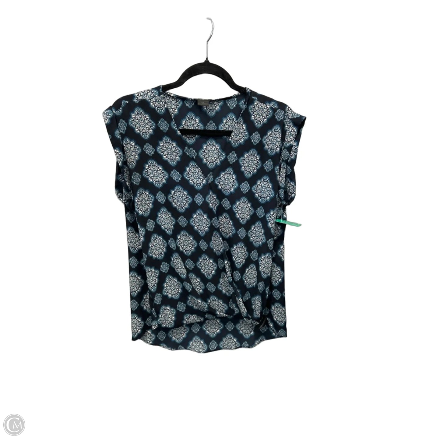 Top Sleeveless By Ann Taylor In Navy, Size: M