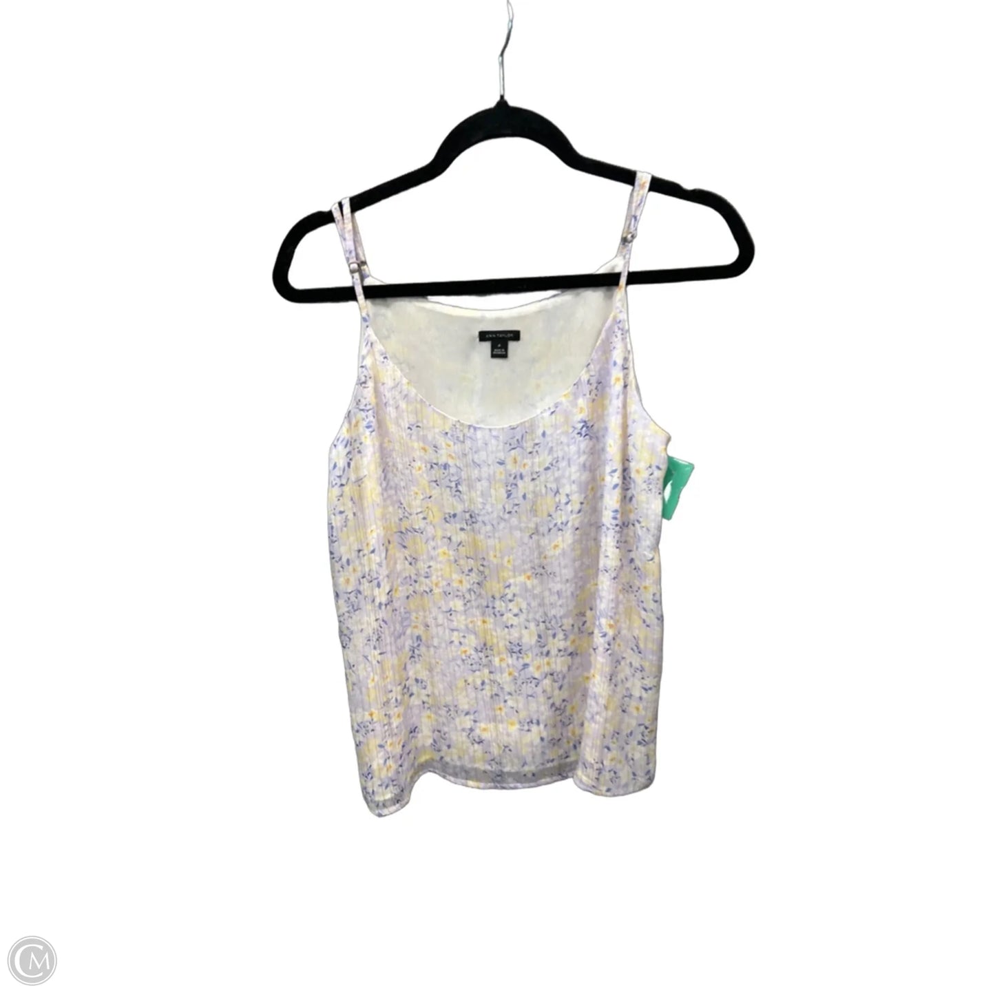Top Sleeveless By Ann Taylor In Purple, Size: M