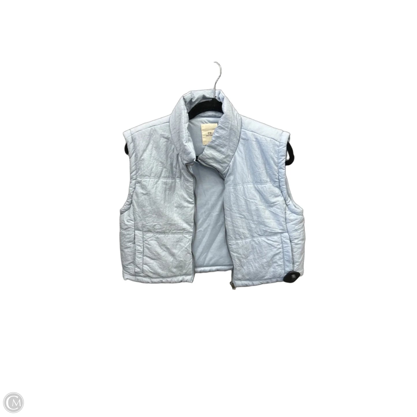 Vest Puffer & Quilted By Thread And Supply In Blue, Size: S